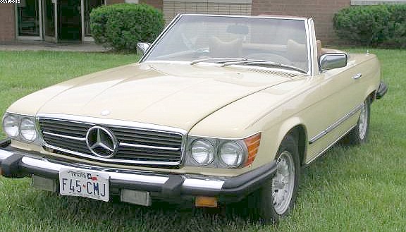 MERCEDES Model 450SL, 1979 Convertible,